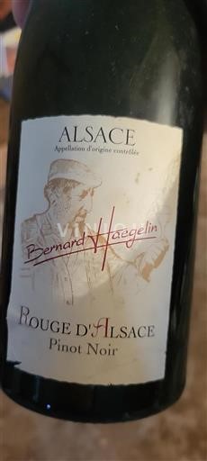 Alsace Bernard Haegelin Rouge d'Alsace 2015