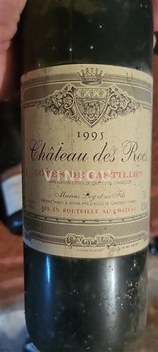 Bordéus Não especificado Château Des Rocs 1995