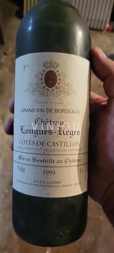 Bordéus Não especificado Château Longues-Règes 1999
