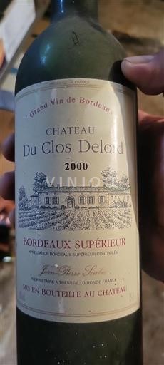 Bordeaux Bordeaux Supérieur Château Clos Delord 2000