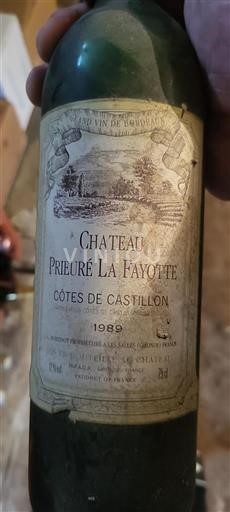 Bordéus Não especificado Château Prieuré La Fayotte 1989