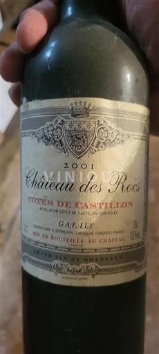 Bordéus Não especificado Château Des Rocs 2001