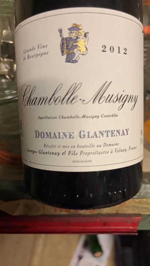 Burgund Chambolle-Musigny Domaine Glantenay 2012