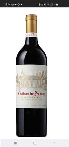 Bordeaux Saint-Émilion Grand Cru Château Pressac 2022