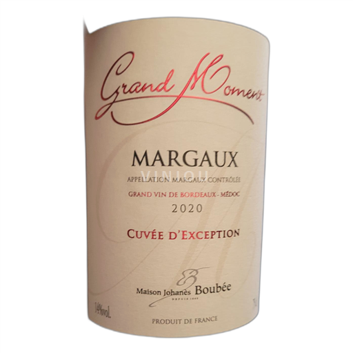 Bordeaux Margaux Maison Johanès Boubée d'Exception 2020