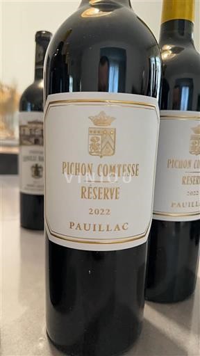 Bordeaux Pauillac Pichon Comtesse Réserve 2022
