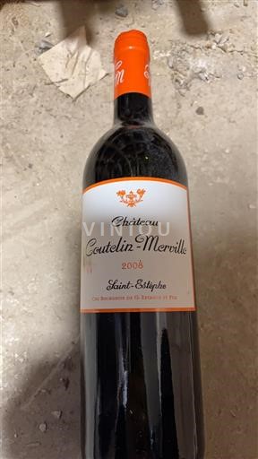 Bordeaux Saint-Estèphe Château Coutelin-Merville 2008