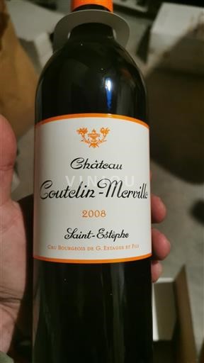 Бордо Сен-Естеф Château Coutelin-Merville 2008