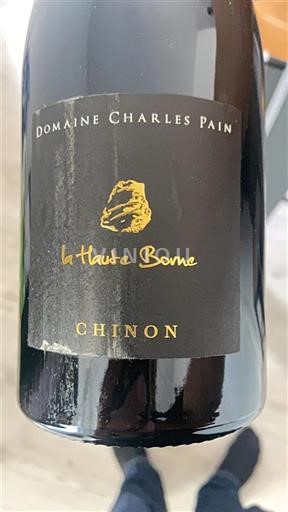 Loire Valley Chinon Domaine Charles Pain La Haute Borne 2018