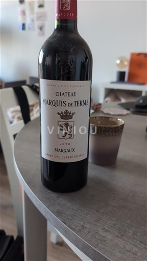 Bordeaux Margaux Grand Cru Château Marquis de Terme 2016