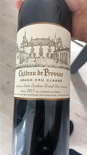 Bordeaux Saint-Émilion Grand Cru Château Pressac 2017