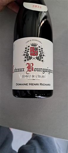 Bourgogne Bourgogne skråninger Domaine Henri Richard Corvée de l'Église 2022