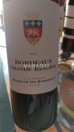 Burdeos Bordeaux Marquis de Bordeaux Grande Réserve 2021