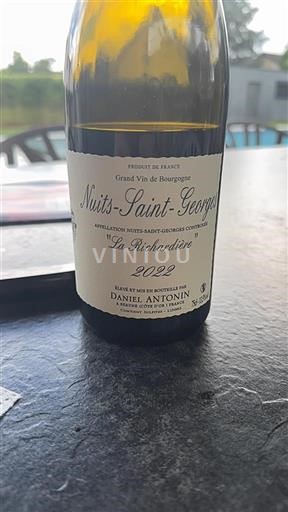 Burgundija Nuits-Saint-Georges Daniel Antonin La Richardière 2022