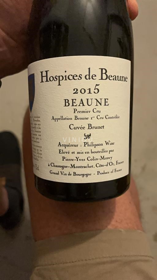 Borgogna Beaune Premier Cru Hospices de Beaune Brunet 2015