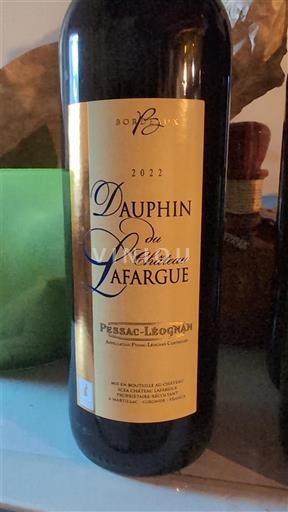 Bordeaux Pessac-Léognan Château Lafargue Dauphin du Château Lafargue 2022