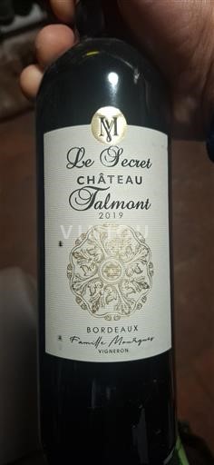 Burdeos Bordeaux Château Talmont Le Secret 2019