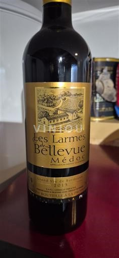 Bordeaux Médoc Les Larmes de Bellevue 2015