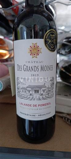 Bordeaux Lalande-de-pomerol Château Des Grands Moines 2019