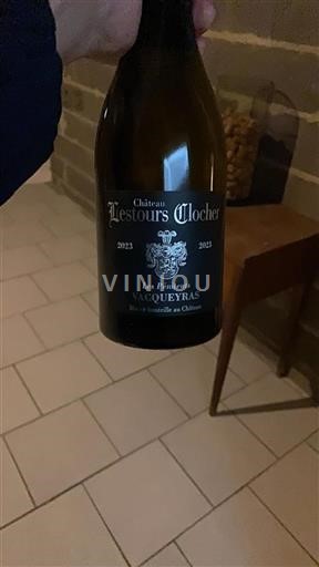 Rhône-dalen Vacqueyras Château Lestours Clocher Les Péinents 2023