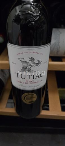 Burdeos Blaye-Côtes de Burdeos Tutiac 2020