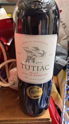 Bordeaux Blaye-côtes-de-bordeaux Tutiac 2020