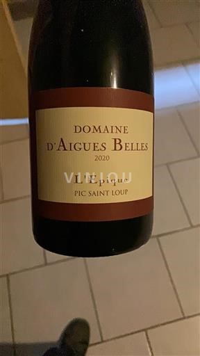 Languedoc Pic-saint-loup Domaine Aigues Belles L'Epique 2020
