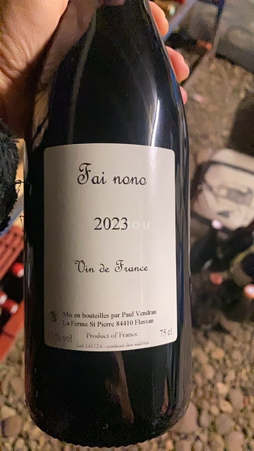 Údolí Rhôny La ferme saint pierre Fai Nono 2023