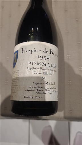 Burgundy Pommard Hospices de Beaune Billardet 1994