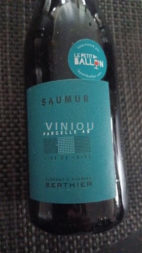 Thung lũng sông Loire Saumur Clément & Florian Berthier Parcelle 49 Không niên vụ