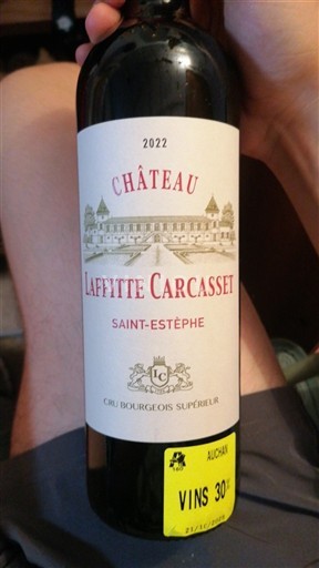 Bordeaux Saint-Estèphe Cru Bourgeois Supérieur Château Laffitte Carcasset 2022