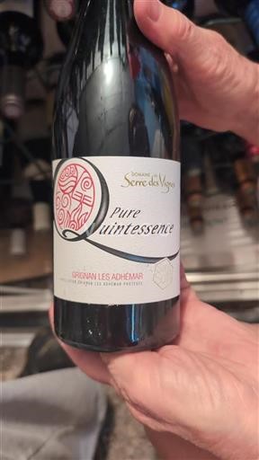 Valle del Rodano Grignan-les-adhémar Domaine Serre des Vignes Pure Quintessence 2021