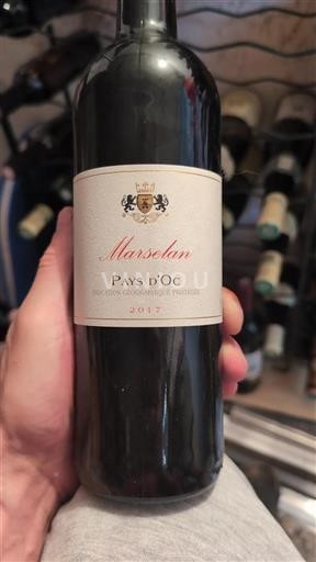 Languedoc og Roussillon Pays d'Oc Marselan 2017