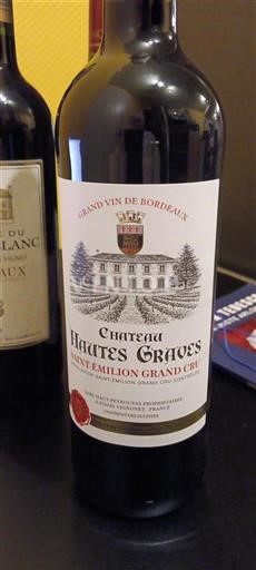 Bordeaux Saint-Émilion Grand Cru Grand Cru Château Hautes Graves 2020