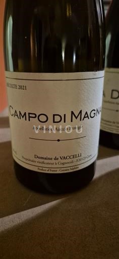 Corsica Ajaccio Domaine Vaccelli Campo di Magna 2021