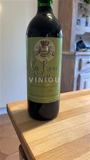 Bordeaux Pauillac La Rose Pauillac 1995