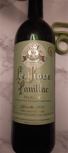 Bordo Pauillac La Rose Pauillac 1995
