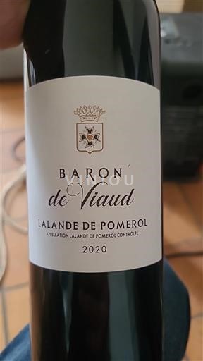 Bordeaux Lalande-de-pomerol Baron de Viaud 2020