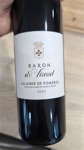 Bordeaux Lalande-de-pomerol Baron de Viaud 2020