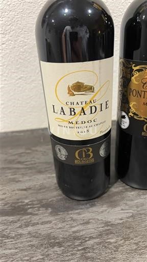 Bordeaux Médoc Grand Cru Bourgeois Château Labadie 2018