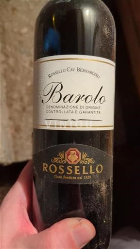 Piedmont Wines Barolo Rossello Cav. Bernardino 2017