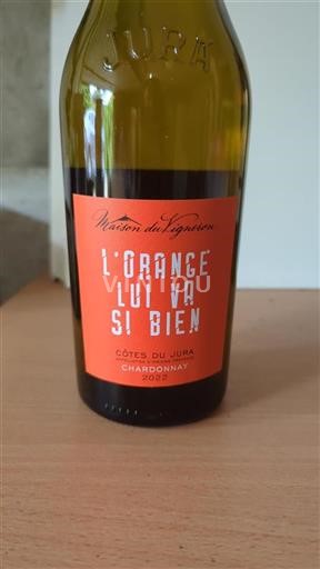 Jura Côtes du Jura Maison du Vigneron L'Orange Lui Va Si Bien 2022