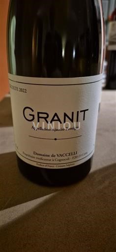 Corsica Ajaccio Domaine Vaccelli Granit 2022