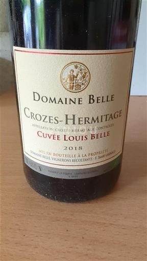 Rona dolina Crozes-hermitage Domaine Belle Louis Belle 2018