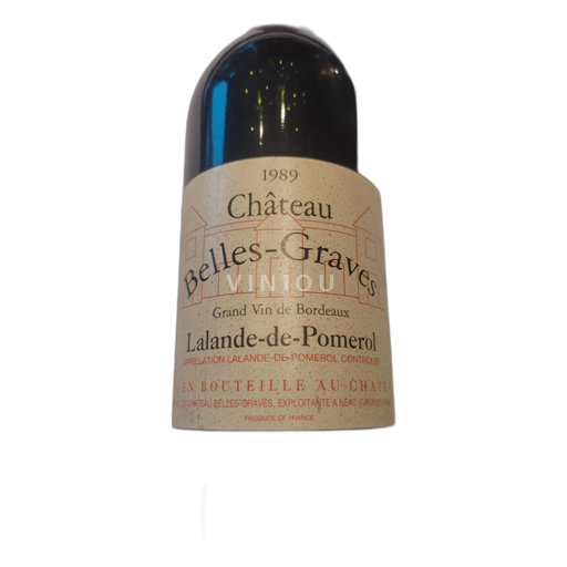 Bordeaux Lalande-de-Pomerol Château Belles Graves 1989