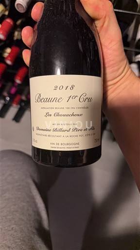 Burgundsko Beaune Premier Cru Domaine Billard Père et Fils Les Chouacheux 2018