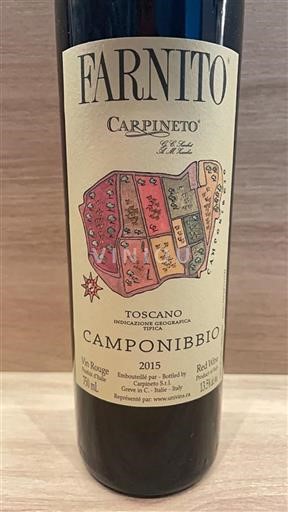 Tuscany Carpineto Farnito Camponibbio 2015