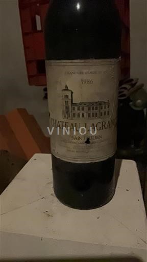 Burdeos Saint-Julien Grand Cru Château Lagrange 1986