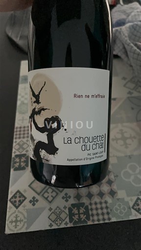 Languedoc Pic-saint-loup La chouette du chai Rien ne m'effraie 2022