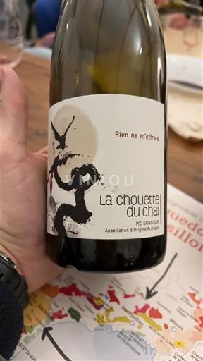 Languedoc Pic-saint-loup La chouette du chai Rien ne m'effraie 2022